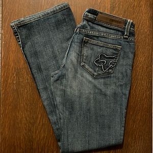 Size 5/27 womens Fox Dylan Bootcut Jeans